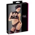Cottelli - Lace Bra Set with Collar (Black) - 85B/L