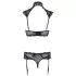 Cottelli - Lace Bra Set with Collar (Black) - 85B/L