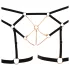 Cottelli - Chain Decorative Body Harness - 2 Piece (Black)  - M