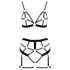 Cottelli - Two-Piece Body Harness Set (Black) - L