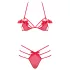 Obsessive Giftella - Bow Lingerie Set (Red)