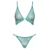 Cottelli - lace lingerie set (green)