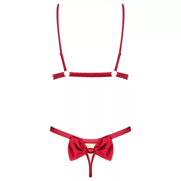 Obsessive Rubinesa - piquant lingerie set (red)