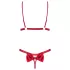 Obsessive Rubinesa - piquant lingerie set (red)