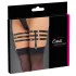 Cottelli - Leather-Look Thigh Garter (Black) - L/XL