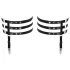 Cottelli - Leather-Look Thigh Garter (Black) - L/XL