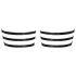 Cottelli - Leather-Look Thigh Garter (Black) - L/XL