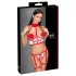 Cottelli - Open Nurse Costume Set (White-Red) - M