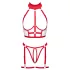 Cottelli - Open Nurse Costume Set (White-Red) - M