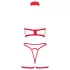Cottelli - Open Nurse Costume Set (White-Red) - M