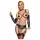 Bad Kitty - Bondage Body Harness Set (Black) - M