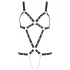 Bad Kitty - black studded strappy bodysuit (S-L)