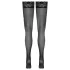 Cottelli - lace-top hold-up stockings (black)