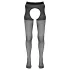 Cottelli - open (crotchless) tights (black) - L/XL