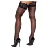 Cottelli - Silky Thigh-Highs (Black) - M