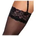 Cottelli - Silky Thigh-Highs (Black) - L