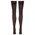Cottelli - Silky Thigh-Highs (Black) - L