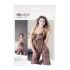 NO:XQSE - black lace fishnet bodystocking (S-L)