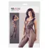 NO:XQSE - sleeveless, open black fishnet bodystocking (S-L)