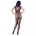 NO:XQSE - sleeveless, open black fishnet bodystocking (S-L)