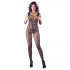 NO:XQSE - sleeveless, open black fishnet bodystocking (S-L)