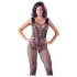 NO:XQSE - sleeveless, open black fishnet bodystocking (S-L)