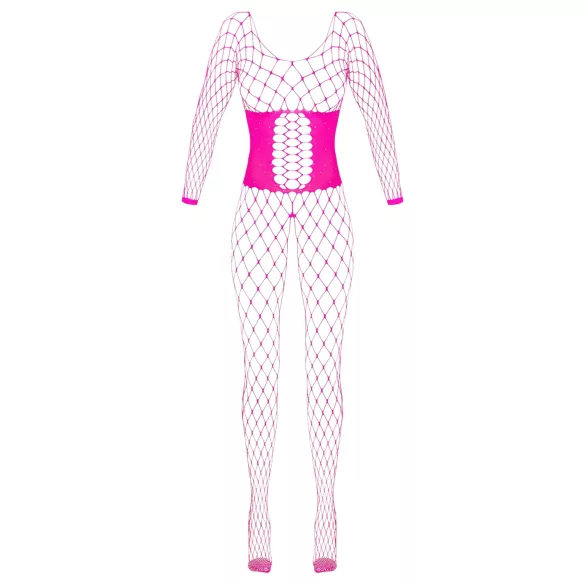 Cottelli - pink fishnet bodystocking (S-L)
