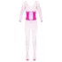 Cottelli - pink fishnet bodystocking (S-L)