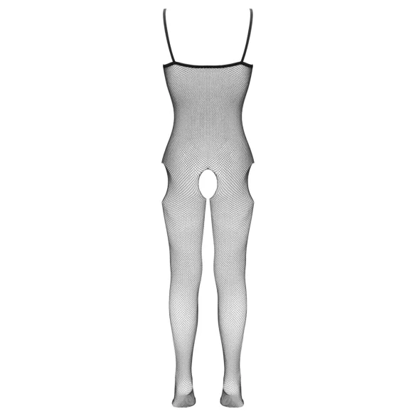Cottelli Fantasy - black fishnet bodystocking with hip cut-outs and open crotch (S-L)