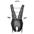 Cottelli Bondage - Lace Halter Bodysuit (Black) - L