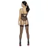 Cottelli - Open Strappy Bodysuit with Garter (Black) - XL