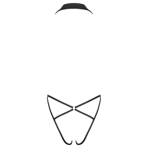Cottelli Party - Black Collar Bodysuit