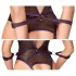 Cottelli Bondage - open body with arm cuffs (black) - M