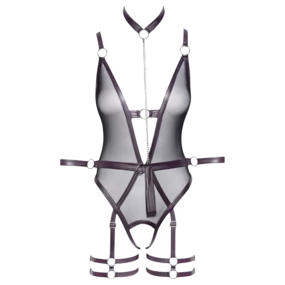 Cottelli Bondage - open body with arm cuffs (black) - M