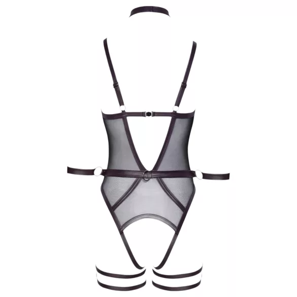 Cottelli Bondage - open body with arm cuffs (black) - M