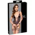 Cottelli Bondage - open body with arm cuffs (black) - M