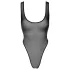 Noir - Sheer Bodysuit (Black) - L