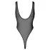 Noir - Sheer Bodysuit (Black) - L