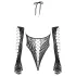 Cottelli - black bodysuit with gloves (S-L)
