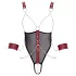 Cottelli Bondage - Strappy Open Body with Chain (Black) - L