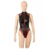 Cottelli - zip-up fishnet bodysuit (black)