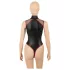 Cottelli - zip-up fishnet bodysuit (black)
