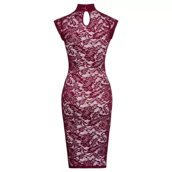 Cottelli - lace see-through dress (burgundy)