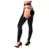 Noir - Glossy Tights - Chaps Style (Black)