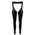 Noir - Glossy Tights - Chaps Style (Black) - L