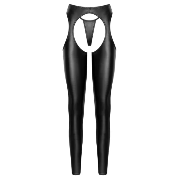 Cottelli - Open Chaps Trousers and Thong Set (Black)