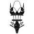 Obsessive Keira - Strappy Bodysuit (Black)