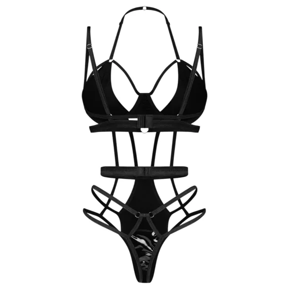 Obsessive Keira - Strappy Bodysuit (Black)