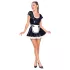 Black Level - black vinyl maid dress