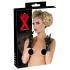 Latex short unisex gloves (black) - L